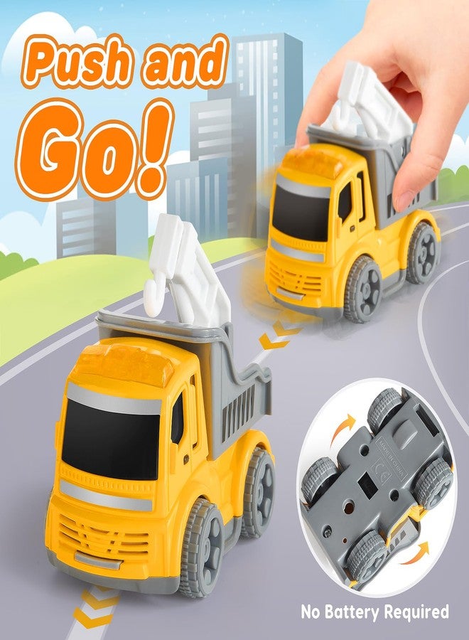 IJIGU Truck Toys for Toddler 1, 2, 3, 4 Year Old Boy, Construction Transport Trucks Toy Set, Ideal Christmas Birthday Gifts for Kids. - Image 3